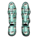 Cute Cow And Baby Cow Pattern Print Muay Thai Shin Guard