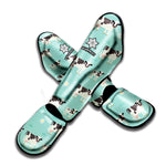 Cute Cow And Baby Cow Pattern Print Muay Thai Shin Guard