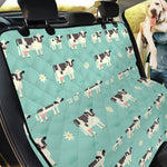 Cute Cow And Baby Cow Pattern Print Pet Car Back Seat Cover