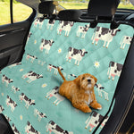 Cute Cow And Baby Cow Pattern Print Pet Car Back Seat Cover