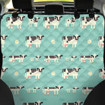 Cute Cow And Baby Cow Pattern Print Pet Car Back Seat Cover