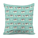 Cute Cow And Baby Cow Pattern Print Pillow Cover