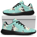 Cute Cow And Baby Cow Pattern Print Walking Shoes