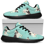 Cute Cow And Baby Cow Pattern Print Sport Shoes GearFrost