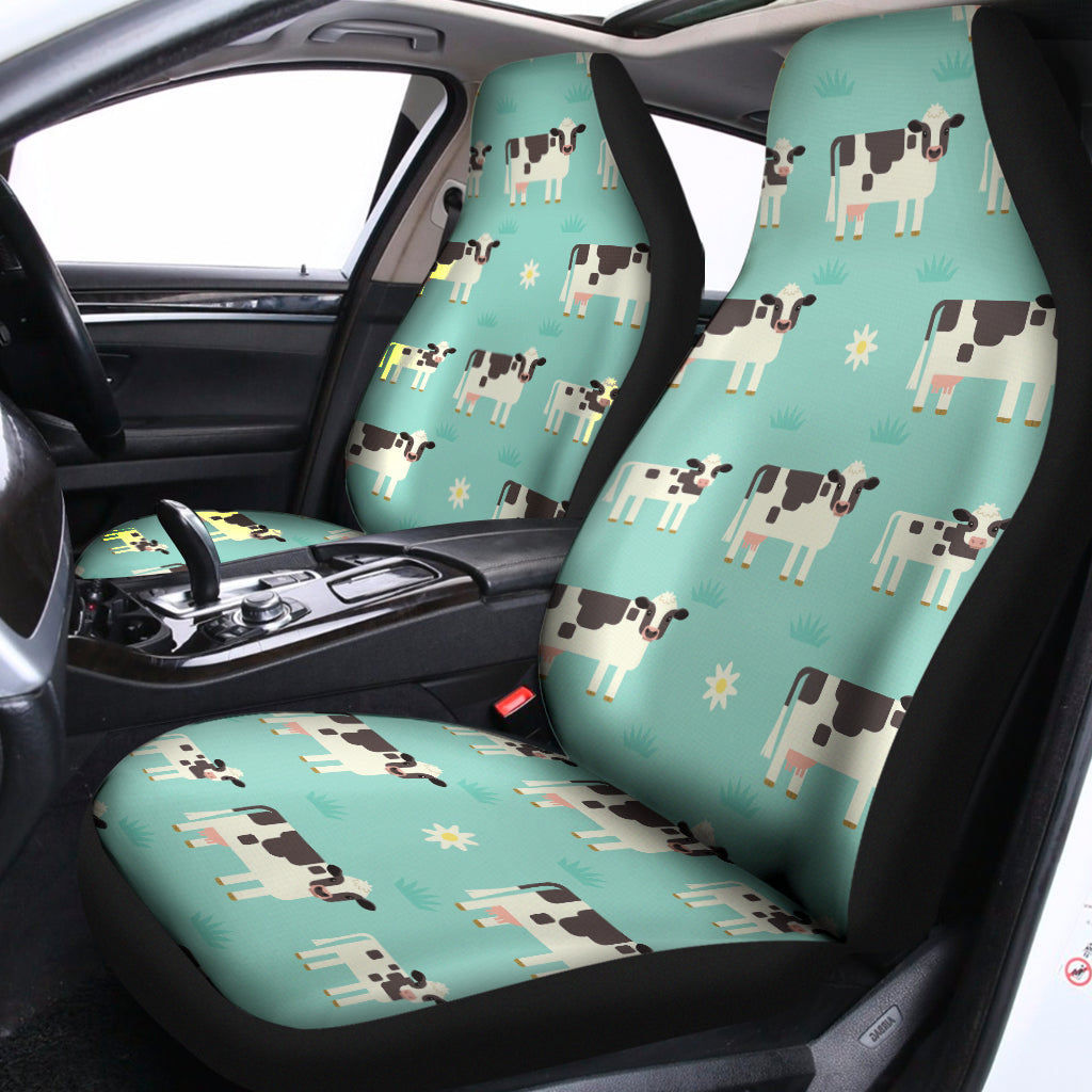 Cute Cow And Baby Cow Pattern Print Universal Fit Car Seat Covers