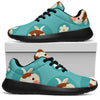 Cute Cow And Daisy Flower Pattern Print Sport Shoes GearFrost