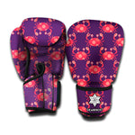 Cute Crab Pattern Print Boxing Gloves