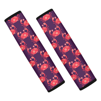 Cute Crab Pattern Print Car Seat Belt Covers