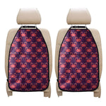 Cute Crab Pattern Print Car Seat Organizers