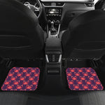 Cute Crab Pattern Print Front and Back Car Floor Mats