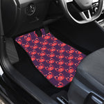 Cute Crab Pattern Print Front and Back Car Floor Mats