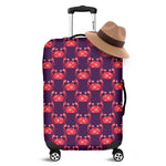Cute Crab Pattern Print Luggage Cover