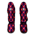 Cute Crab Pattern Print Muay Thai Shin Guards