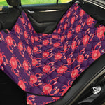 Cute Crab Pattern Print Pet Car Back Seat Cover