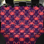 Cute Crab Pattern Print Pet Car Back Seat Cover