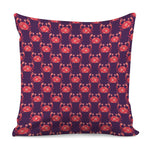 Cute Crab Pattern Print Pillow Cover