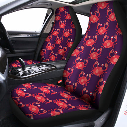 Cute Crab Pattern Print Universal Fit Car Seat Covers