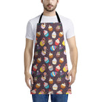 Cute Cupcake Pattern Print Apron