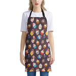 Cute Cupcake Pattern Print Apron