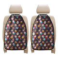Cute Cupcake Pattern Print Car Seat Organizers