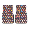 Cute Cupcake Pattern Print Front Car Floor Mats