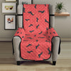 Cute Dachshund Pattern Print Armchair Protector