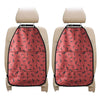 Cute Dachshund Pattern Print Car Seat Organizers