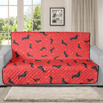 Cute Dachshund Pattern Print Futon Protector