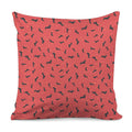 Cute Dachshund Pattern Print Pillow Cover