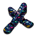 Cute Dino Floral Pattern Print Muay Thai Shin Guard