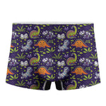 Cute Dino Halloween Pattern Print Men's Boxer Briefs