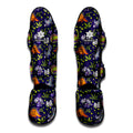 Cute Dino Halloween Pattern Print Muay Thai Shin Guards