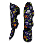 Cute Dino Halloween Pattern Print Muay Thai Shin Guard