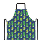 Cute Dino T-Rex Pattern Print Apron
