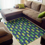 Cute Dino T-Rex Pattern Print Area Rug