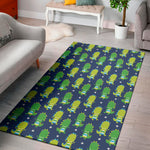 Cute Dino T-Rex Pattern Print Area Rug