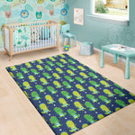 Cute Dino T-Rex Pattern Print Area Rug