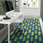 Cute Dino T-Rex Pattern Print Area Rug