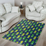 Cute Dino T-Rex Pattern Print Area Rug