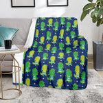 Cute Dino T-Rex Pattern Print Blanket