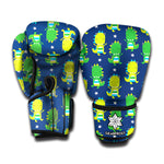 Cute Dino T-Rex Pattern Print Boxing Gloves