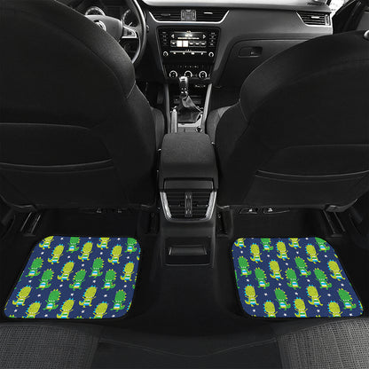Cute Dino T-Rex Pattern Print Front and Back Car Floor Mats