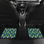Cute Dino T-Rex Pattern Print Front and Back Car Floor Mats
