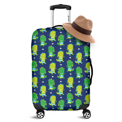 Cute Dino T-Rex Pattern Print Luggage Cover
