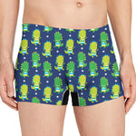Cute Dino T-Rex Pattern Print Men's Boxer Briefs