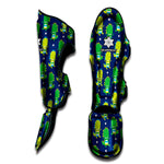 Cute Dino T-Rex Pattern Print Muay Thai Shin Guard