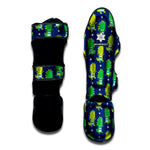 Cute Dino T-Rex Pattern Print Muay Thai Shin Guard