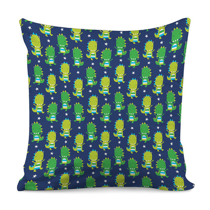 Cute Dino T-Rex Pattern Print Pillow Cover