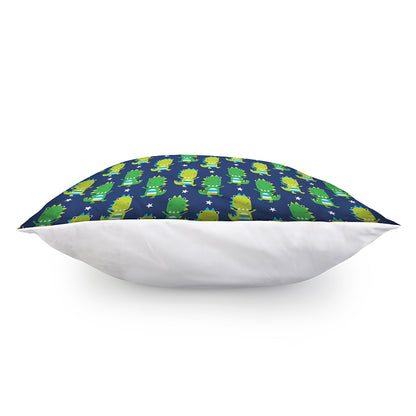 Cute Dino T-Rex Pattern Print Pillow Cover
