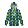 Cute Dino T-Rex Pattern Print Pullover Hoodie